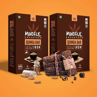 Eat Anytime Healthy Energy Quinoa Bar | Gluten Free | High Protein Bar-(24Pcs.of 25Gm) Energy Bars