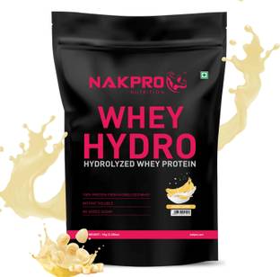 Nakpro HYDRO Whey Protein Hydrolyzed Supplement Powder - 1 kg Banana Whey Protein