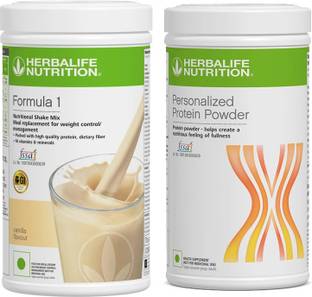 HERBALIFE Formula 1 nutritional shake mix -Vanilla 500 GM and protein powder 400 GM Protein Blends