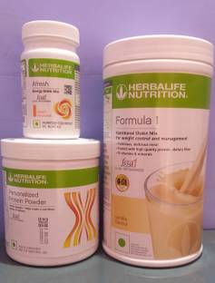 HERBALIFE Formula 1 Vanilla Combo (Personalised protein & Afresh Peach) Protein Blends