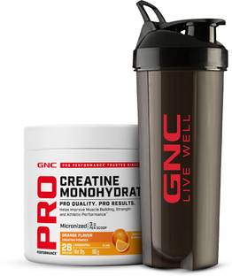 GNC Creatine Monohydrate With Black Shaker (750ml) Creatine