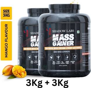 OREALFIT Shadow Labs Mass Gainer Delicious Flavour Weight Gainers/Mass Gainers