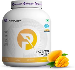 PROQUEST Power Whey Protein Concentrate | 24g Protein, 5.3g BCAA & 11.9g EAA | Lab Tested Whey Protein