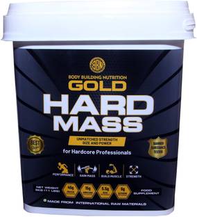 Body Building Nutrition BBN Gold Hard Mass Gainer & Hardcore Gainer (11lbs, 5kg, Vanilla Flavor) Weight Gainers/Mass Gainers