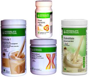 HERBALIFE FORMOLA 1 SHAKE +PROTIEN VANILLA 200g +AFRESH LEMON+ SHAKEMATE MILK POWDER Plant-Based Protein