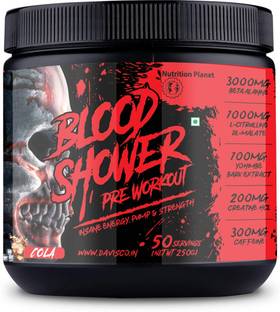 Nutrition Planet Blood Shower Preworkout, 50 Servings Pre Workout