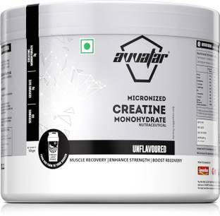 Avvatar Micronised Creatine Monohydrate 100 gm (Unflavoured) Creatine