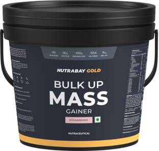 Nutrabay Gold Bulk Mass Gainer, 30g Protein, 554 Calories, Carbs to Protein Blend (3:1) Weight Gainers/Mass Gainers