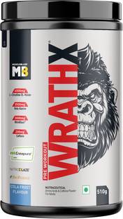 MUSCLEBLAZE Pre Workout WrathX with Creapure,Nitroblaze & BioPerine Pre Workout