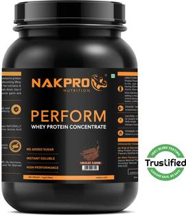 Nakpro Perform Whey Protein Concentrate, Jar - 24g Protein, Trustified Certified Whey Protein