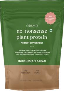 COSMIX No Nonsence Organic Pea & Rice Isolate Vegan No Added Sugar Plant-Based Protein