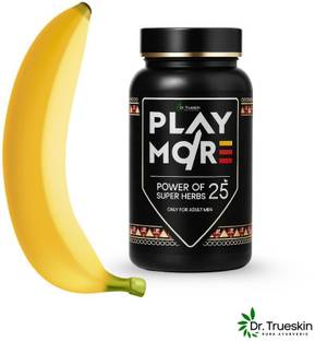 Dr.trueskin Play More Powder for Men Restorative Daily Blend Protien Plant-Based Protein