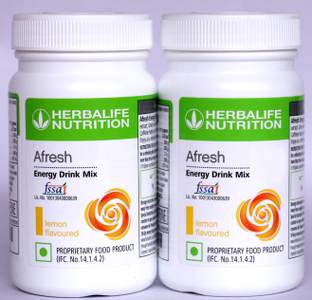 HERBALIFE Afresh Energy and Nutrition Drink (50 g, Lemon Flavored) Energy Bars