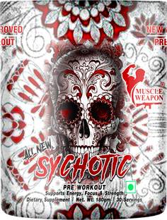 Muscle Weapon Sychotic Preworkout 30 servings| Energy | Focus | Pump Pre Workout