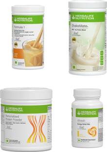 HERBALIFE Formula 1 Shake Orange, Afresh Lemon, Protein 200g, Shakemate Protein Shake
