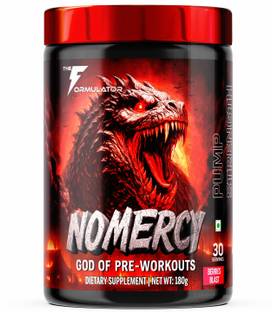 THE FORMULATOR NoMercy Pre-Workout | Beta Alanine | Citrulline | Caffeine | Vitamins Pre Workout