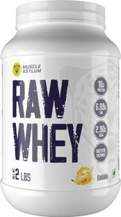 Muscle Asylum Raw Whey Protein Concentrate- 18g per serving, Whey Protein