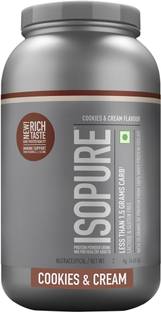 Isopure Isolate Powder with Vitamins for Immune Support Whey Protein