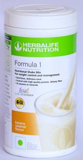 HERBALIFE Formula 1 Nutritional Shake Mix - Banana Caramel Flavor For Weight Loss Protein Shake
