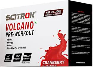 Scitron VOLCANO PRE WORKOUT 60SERVING (CRANBERRY) Pre Workout