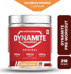 Wellversed Dynamite Pre-Workout (210g, 15 Servings) | Unleash Explosive Energy Pre Workout