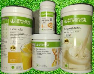 Herbalife Nutrition F1 SHAKE Mango + Protein Powder 200 G+ Shake Mate + Afresh - Peach Protein Shake