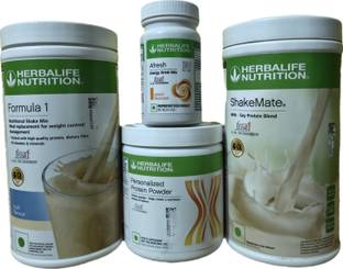 Herbalife Nutrition HERBALIFE KULFI SHAKE SHAKEMATE PROTEIN POWDER 200GM AFRESH PEACH ENERGY DRINK Protein Shake