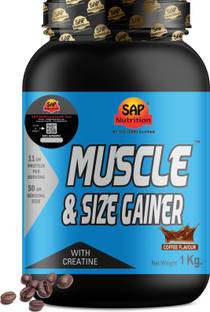 SAP Nutrition Muscle & Size gainer high protein Weight Gainers/Mass Gainers