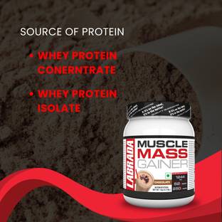 Labrada nutrition Muscle Mass Gainer 1 kg (Chocolate) With Shaker Weight Gainers/Mass Gainers