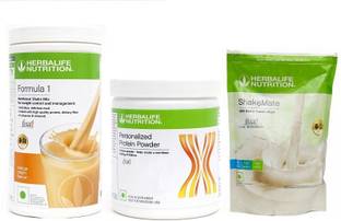 Herbalife Nutrition Weight Loss Combo Pack Formula 1 ORANGE 500G + PPP200G + SHAKEMATE 500G Protein Shake