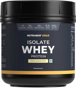 Nutrabay Gold 100% Whey Protein Isolate with Digestive Enzymes & Vitamin Minerals Whey Protein