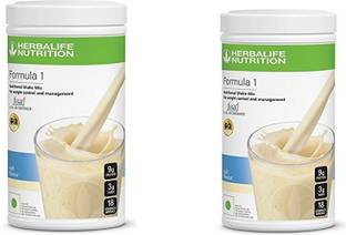 HERBALIFE Formula 1 Nutritional Shake - Kulfi Flavor For Weight Loss 2 PCS Plant-Based Protein