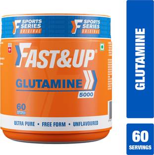 FAST&UP L-Glutamine Post Workout Recovery Supplement For Muscle Growth&Recovery-60Serving Glutamine