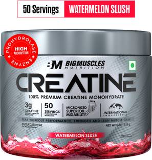 BIGMUSCLES NUTRITION Creatine Monohydrate [50 Servings] | Supports Lean Muscle Building & Recovery Creatine