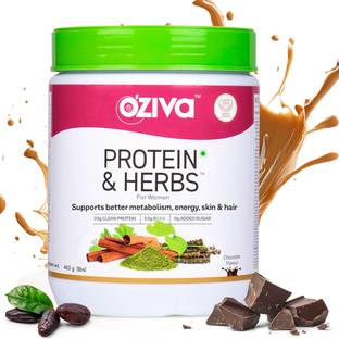 OZiva Protein & Herbs for Women |Manage Weight & Metabolism| Reduce Body Fat |No Sugar Whey Protein