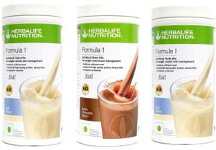 HERBALIFE Formula 1 Shake Kulfi + Chocolate + Kulfi Flavor Protein Shake