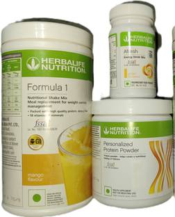 HERBALIFE F1 Shake Mango + Protein Powder 200 G + Afresh - Ginger Protein Shake