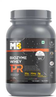 MUSCLEBLAZE Biozyme Whey PR with Creatine Monohydrate & AstraGin Whey Protein