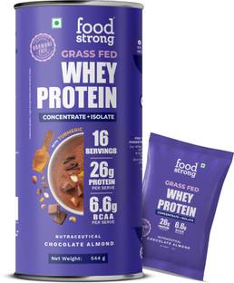 foodstrong Daily Protein, Turmeric & Green Tea, Zero Sugar, No Preservatives, Antibiotic Free Whey Protein