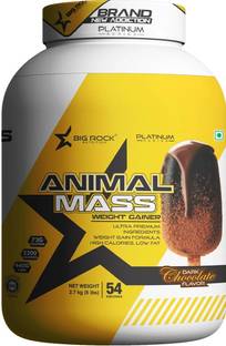 BIG ROCK NUTRITION Animal Mass Weight Gainer Powder for Men and Women Weight Gainers/Mass Gainers