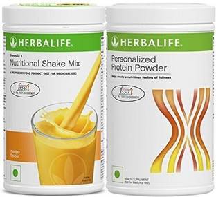HERBALIFE Formula 1(Mango) With Personalized Protein Powder(400Gm) Nutrition Bars