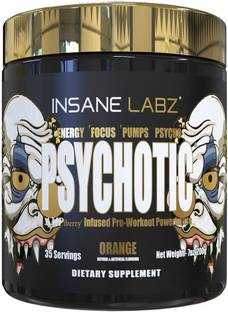 insane labz Psychotic Gold Orange Flavor Pre Workout