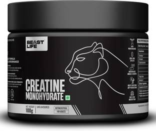 BeastLife Super Micronized Creatine Monohydrate Unflavoured 100g | NABL Lab Tested Creatine