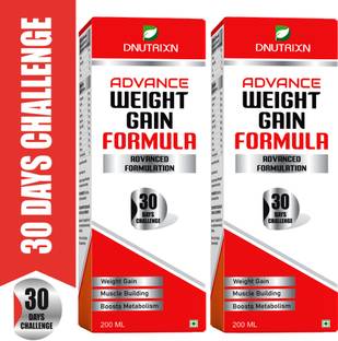 DNUTRIXN Advance Weight Gain Formula |Advanced Formulation | Muscle Building| Men & Women Weight Gainers/Mass Gainers