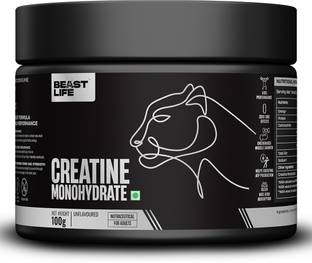 BeastLife Super Micronized Creatine Monohydrate Unflavoured 100g | NABL Lab Tested Creatine