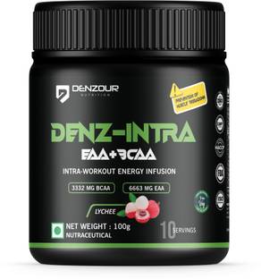 DENZOUR NUTRITION Denz- Intra Workout Powder Energy Infusion Formula with 3300mg BCAA, 6600mg EAA BCAA