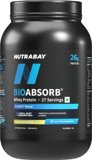 Nutrabay BioAbsorb Whey Protein | India's 1st Fast Absorbing Whey with ProDiFi Blend Whey Protein