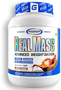Gaspari Nutrition Real Mass | Advance High Protein, Complex Carbohydrate Blend | Digestive Enzymes Weight Gainers/Mass Gainers