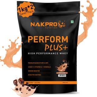 Nakpro PERFORM PLUS+ | 24g Protein | Concentrate & Isolate with Digestive Enzymes Whey Protein