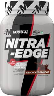 BIGMUSCLES NUTRITION Nitra Edge Pure Isolate Whey Protein | 32g Protein | 12g EAAs | 3g Creatine Whey Protein